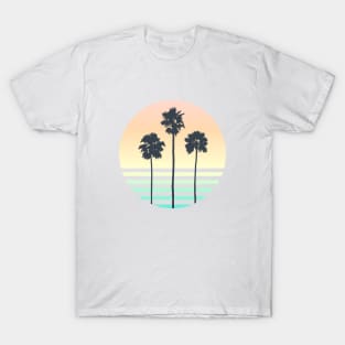 Palm Trees in Sunset T-Shirt